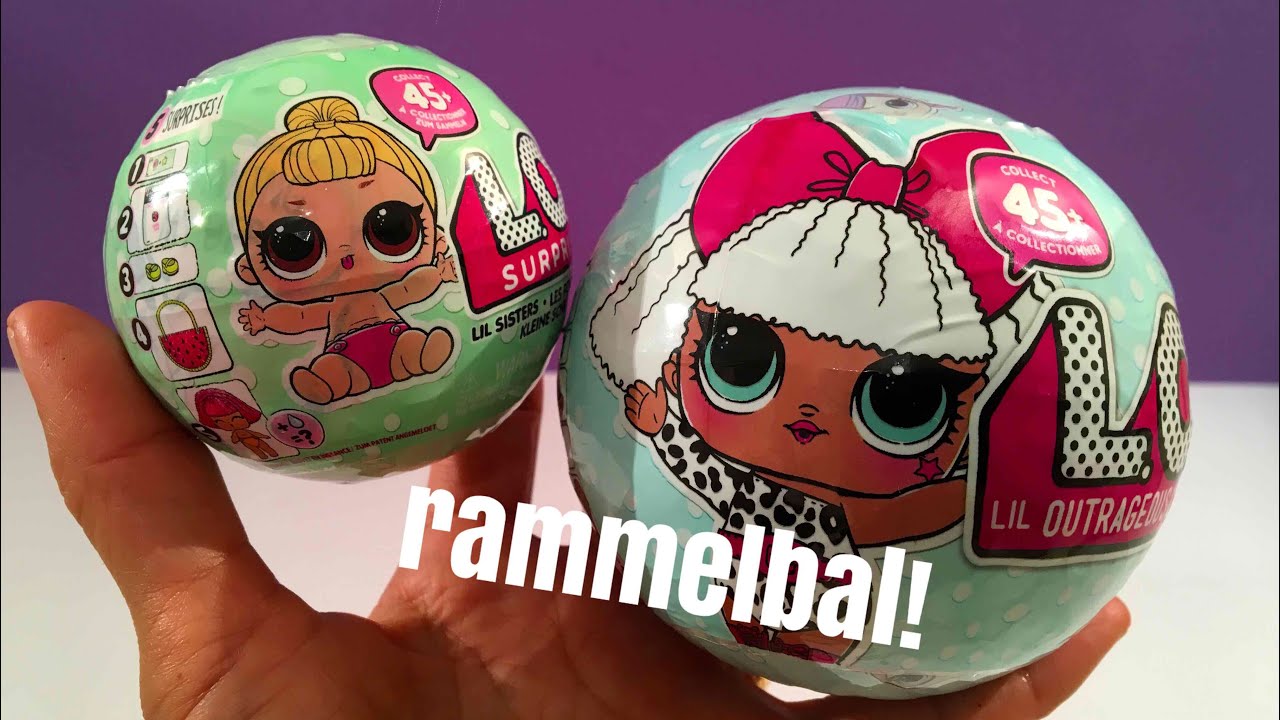 Zou deze L.O.L. SURPRISE Rammelbal een GOUDEN bal zijn?? (en unboxing LiL Sisters)
