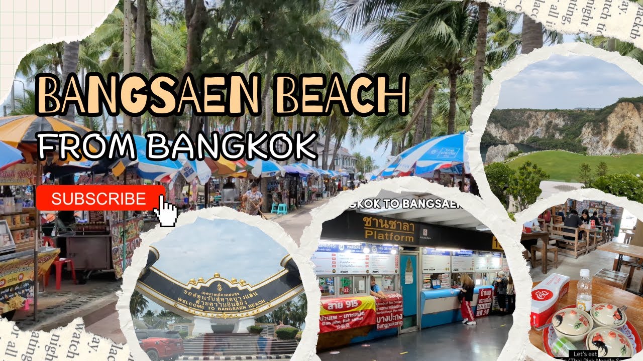 Take Bus from Bangkok to Bangsaen Beach Day 1