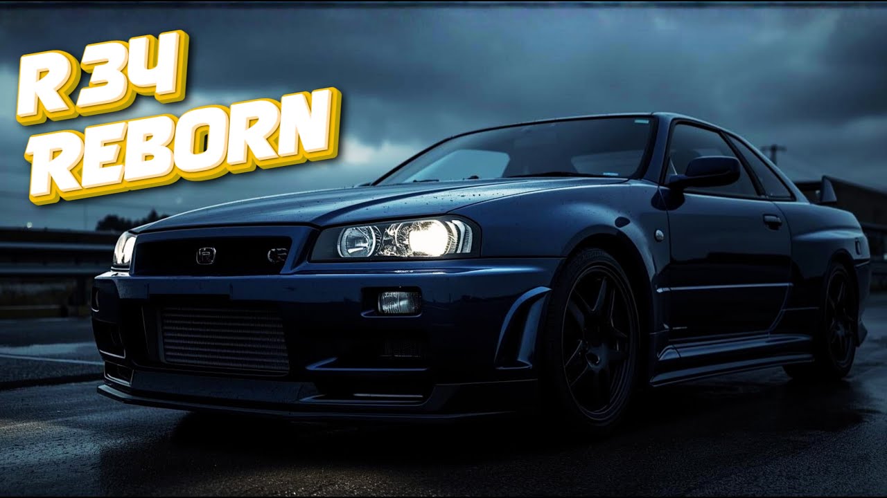 ASMR Full Restoration of a Nissan Skyline GT-R R34 | Legendary Abandoned JDM Rebuild