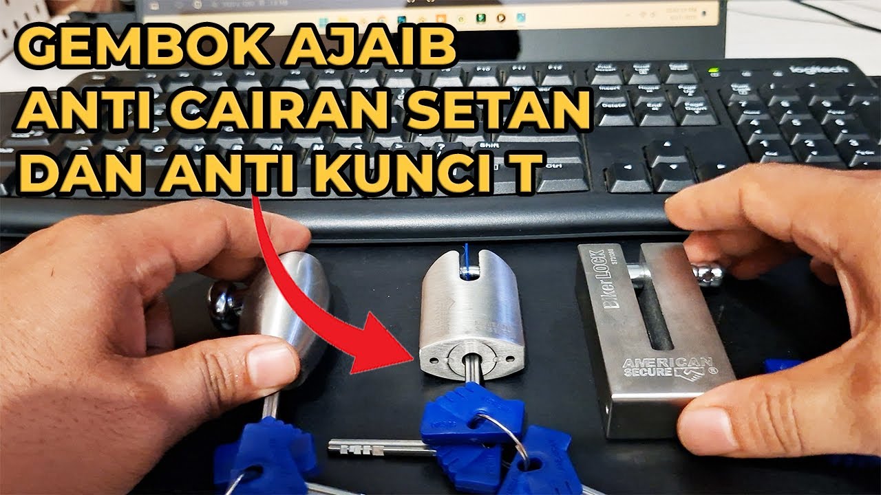 Review gembok anti maling -- Amerocan secure