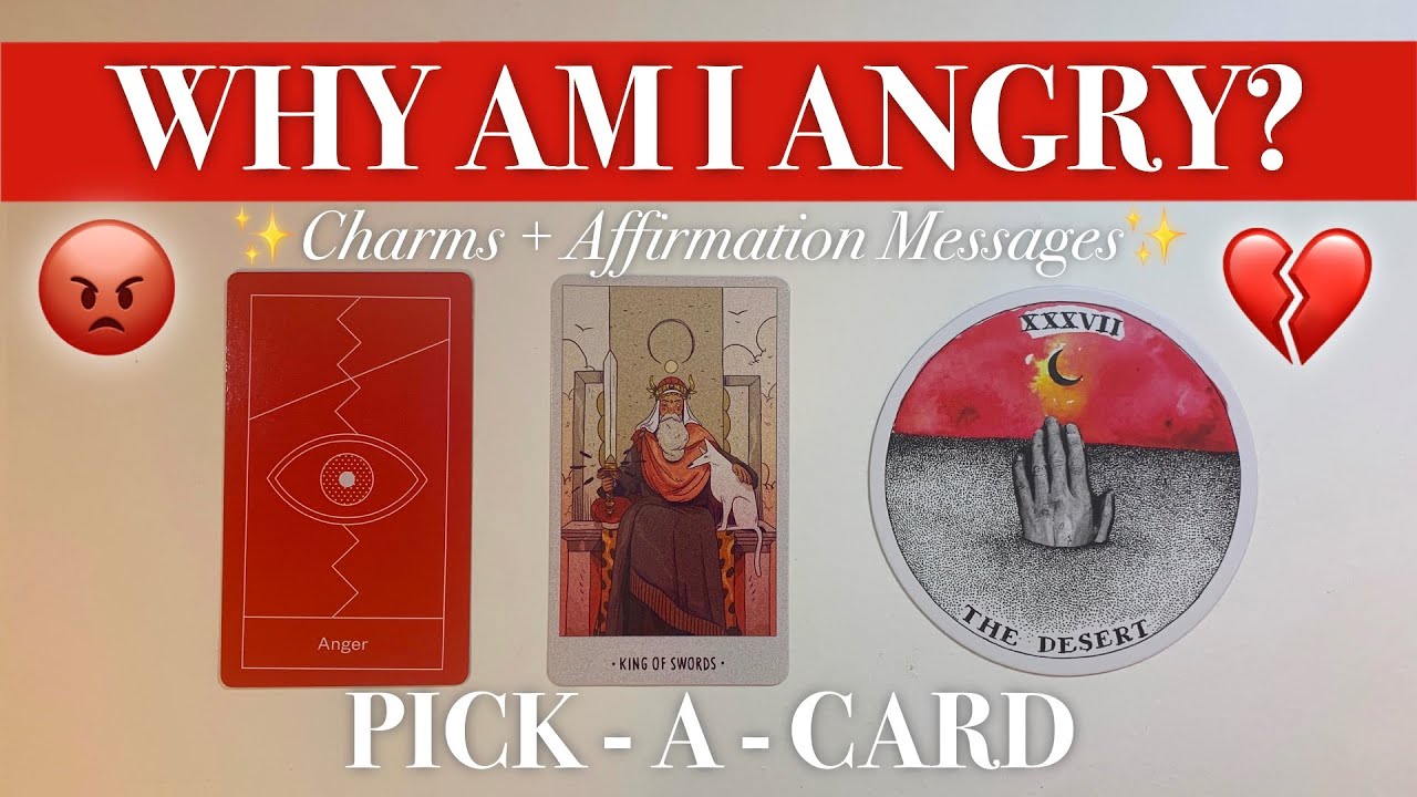 😥 WHY AM I FEELING ANGRY? 😡💔 I PICK A CARD ✨*In Depth Timeless Tarot Reading* ✨