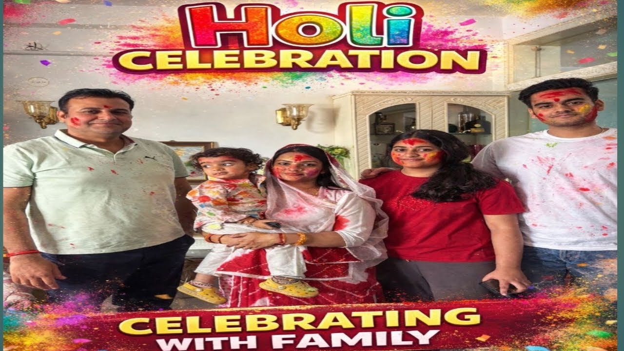 Holi Special Vlog 🌸 | Ghar Par Family Ke Sath Holi Celebration|RiyaChauhan vlogs #holi #festival