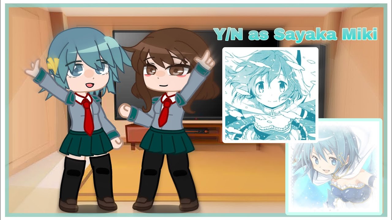 Mha react to New Student Y/n as Sayaka Miki (Pt 1/?)