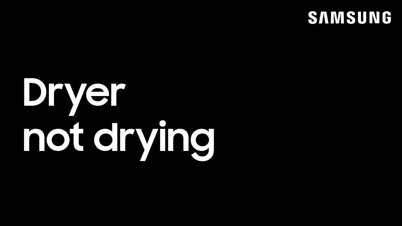 Сушильная машина Samsung не нагревает и не сушит белье | Samsung US