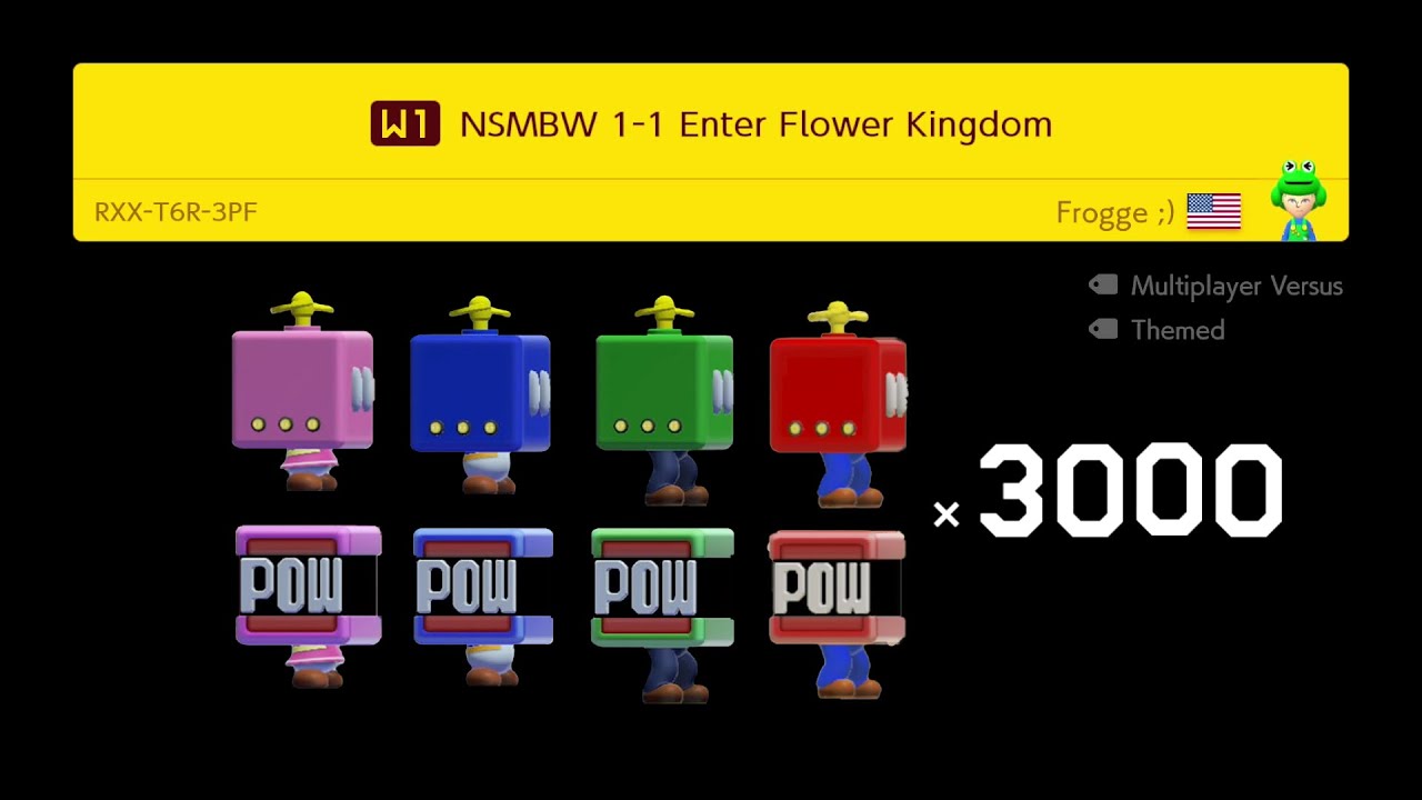 Super Mario Maker 2 – 4 Players (World 1) Super Worlds Local Multiplayer Co Op