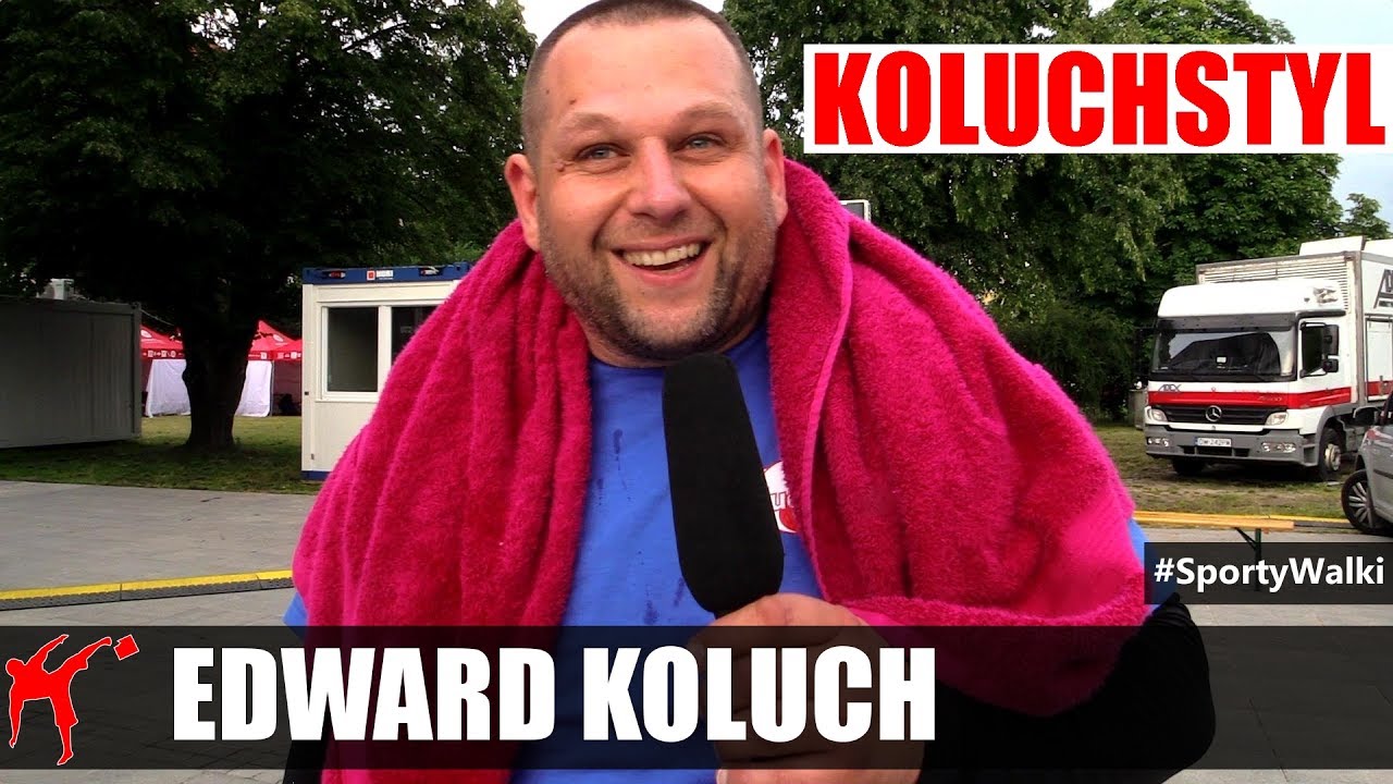 Edward Koluch po zdobyciu mistrzostwa świata w Koluchstyl