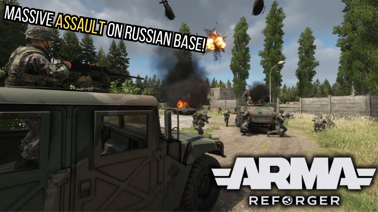 MASSIVE ALL-OUT ASSAULT ON RUSSIAN STRONGHOLD! | Arma Reforger PVE Operation
