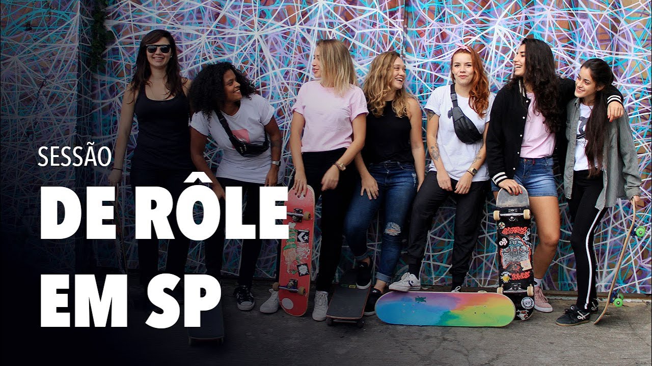 Rolê de skate feminino em SP