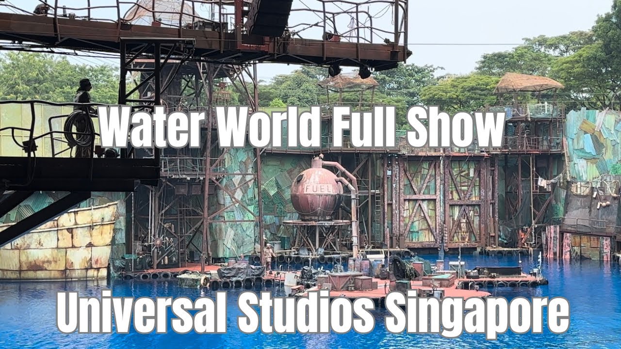 Полное шоу «Водный мир» в Universal Studios Singapore || от: Stanlig Films