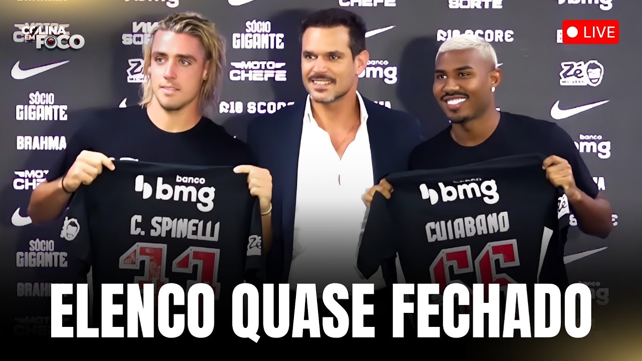 VASCO APRESENTA CUIABANO E SPINELLI, ELENCO SE ENCORPA, MAS AINDA FALTA UM VOLANTE. GB ESTÁ DE SAÍDA