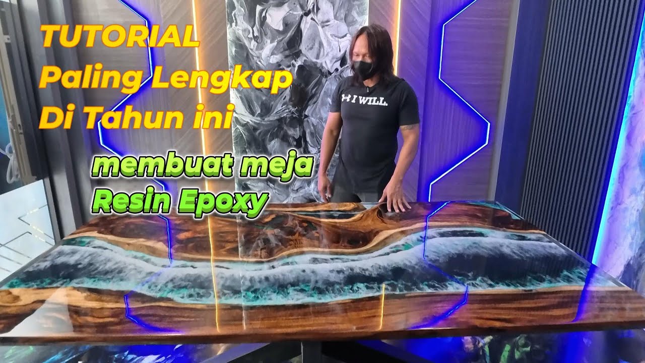 TUTORIAL MEJA RESIN HARGA SAMPAI RATUSAN JUTA KALAU DI SANA.