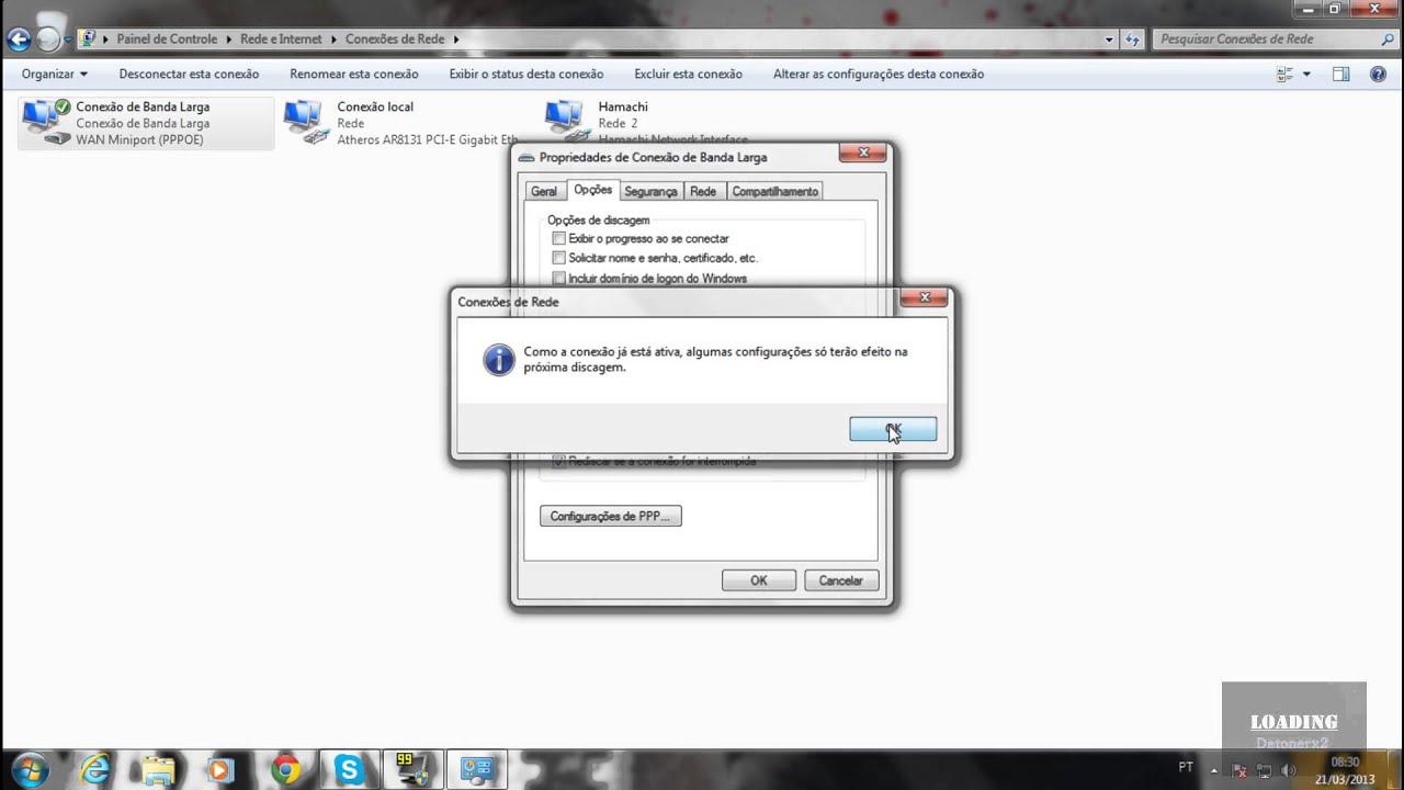 como conectar a net automaticamente no windows 7