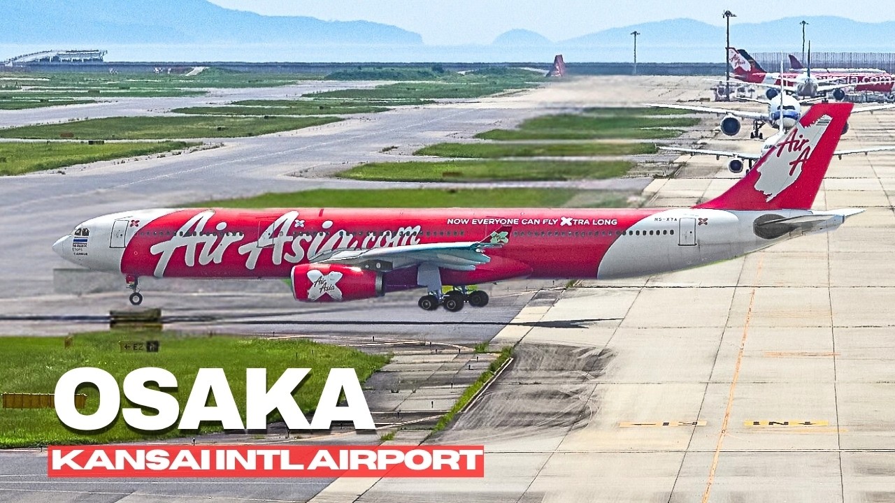 🇯🇵✈️ КУЛЬТОВЫЙ ОСТРОВНОЙ АЭРОПОРТ ЯПОНИИ! Плейнспоттинг в Кансай (KIX/RJBB)