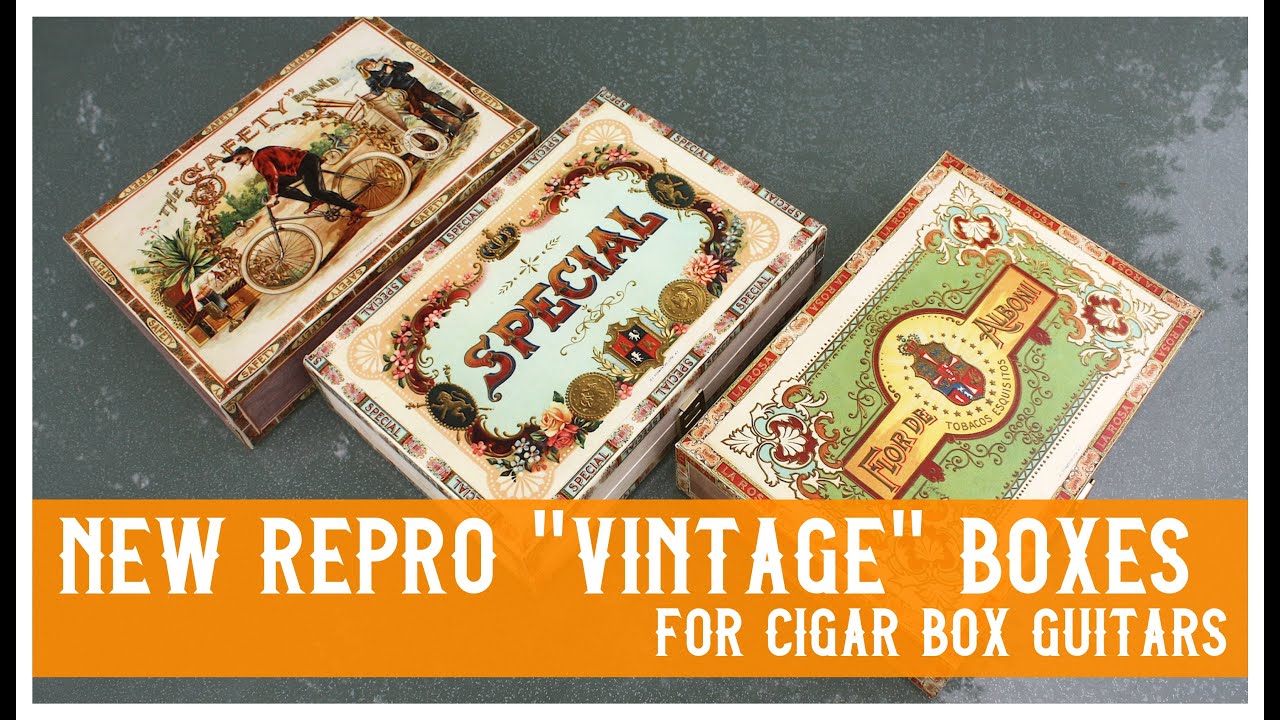Chickenbone John  - new boxes for making cigar box guitars