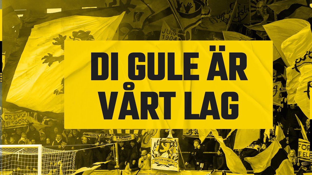 Di gule är vårt lag