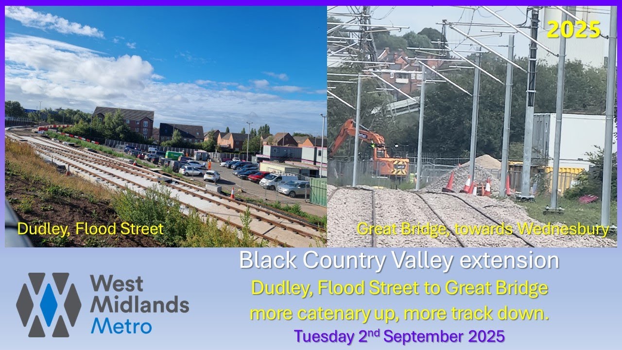 West Midlands Metro: Black Country Valley extension on Tuesday 2nd September 2025