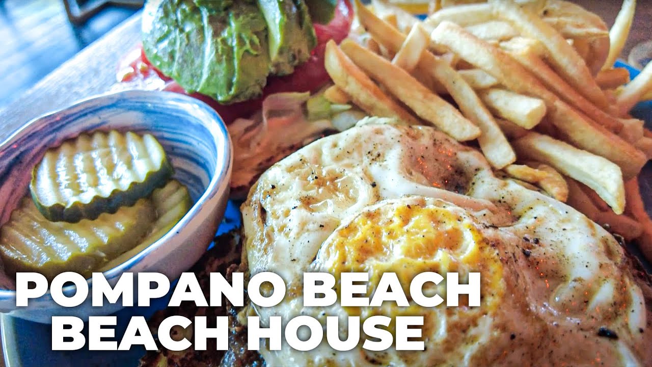 AMAZING Decor and Hamburgers at Pompano Beach, FL Beach House