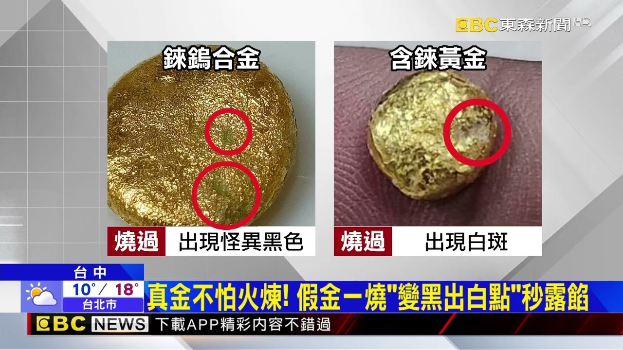 獨家》「錸鎢」假黃金流竄中部 估10多銀樓受害損失恐百萬@newsebc