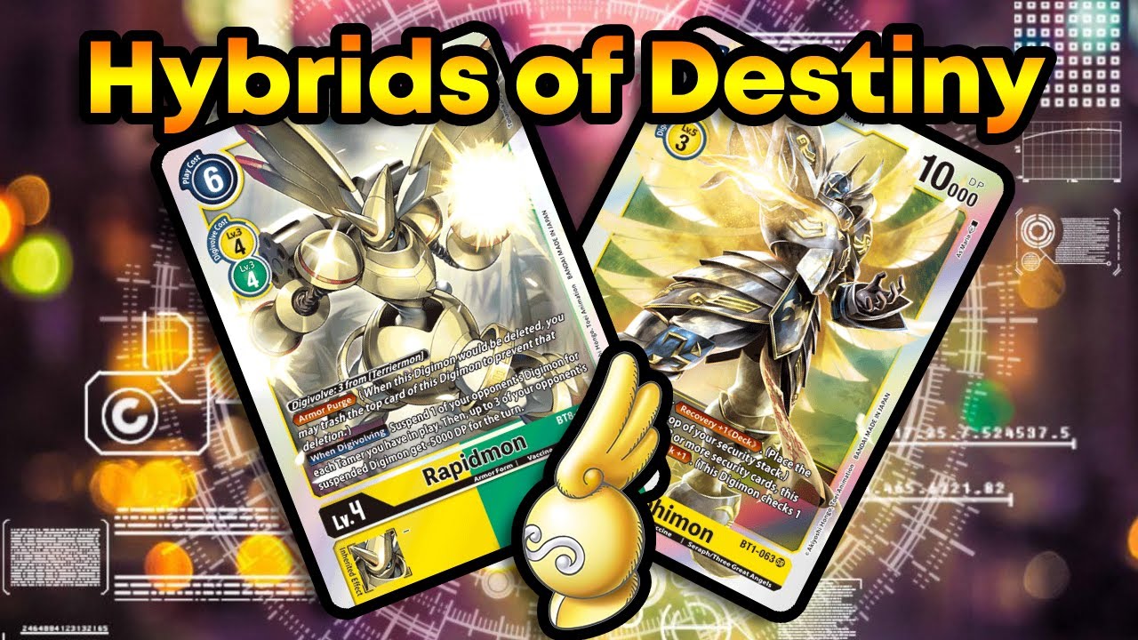 Digimon TCG: Rapid Yellow Hybrids Deck Profile (BT8 English New Awakening)