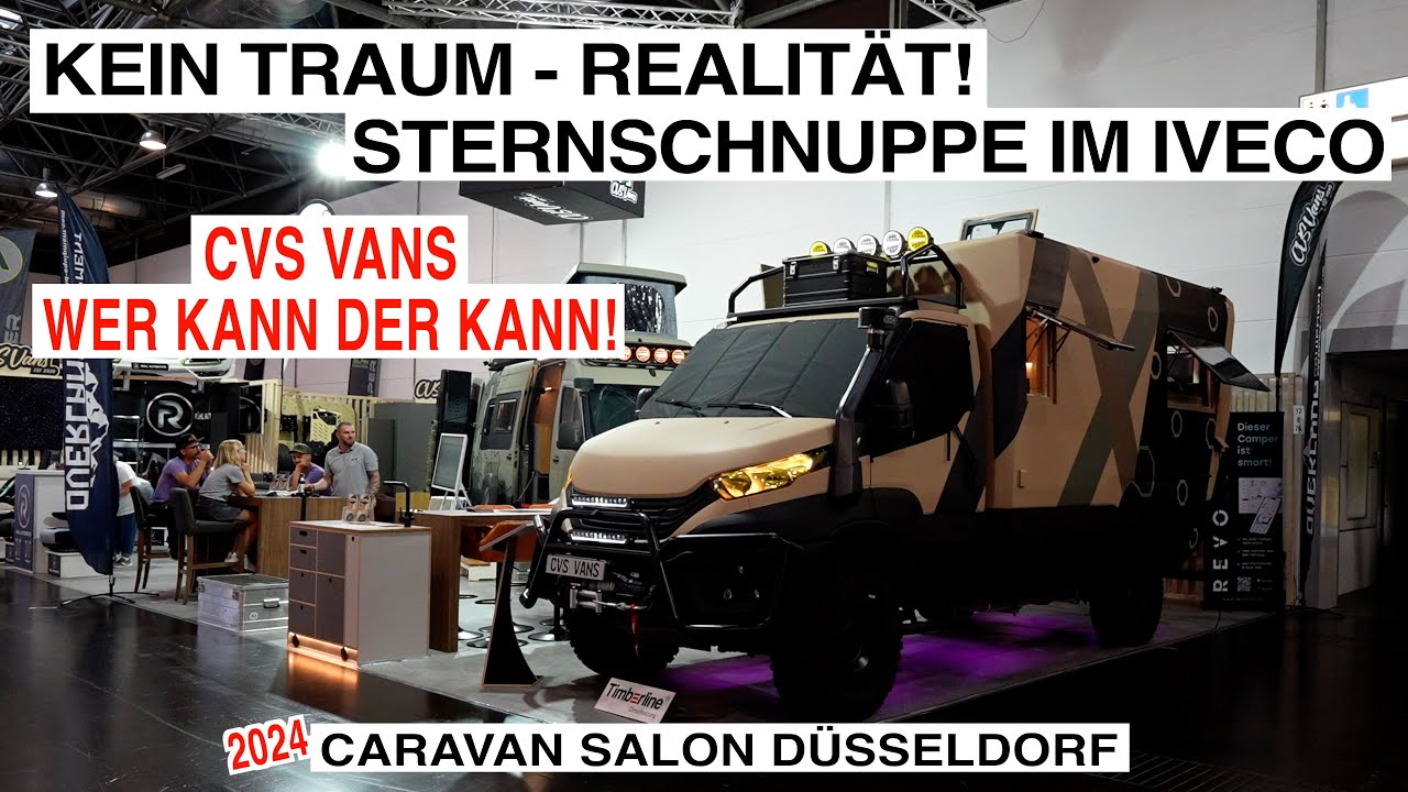 KEIN NORMALER IVECO | CFK KOFFER UND ALL IN | CVS Vans | Caravan Salon Düsseldorf 2024