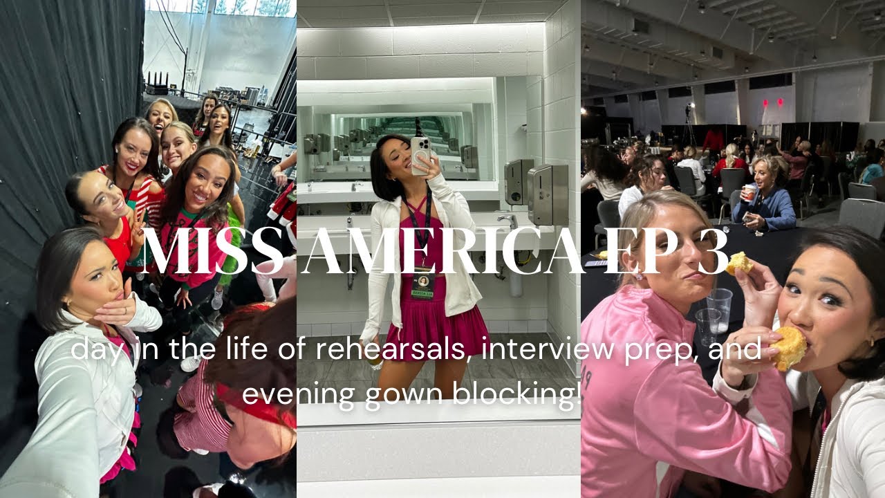 Miss America Episode 3: First snow fall, day in the life of rehearsals, evening gown competition