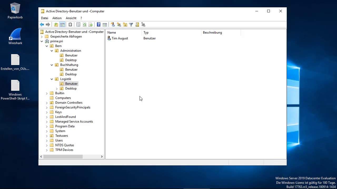 Aufbau einer Testumgebung mit Windows Server 2019 - Folge 24 - Einrichten einer Firmendaten Freigabe