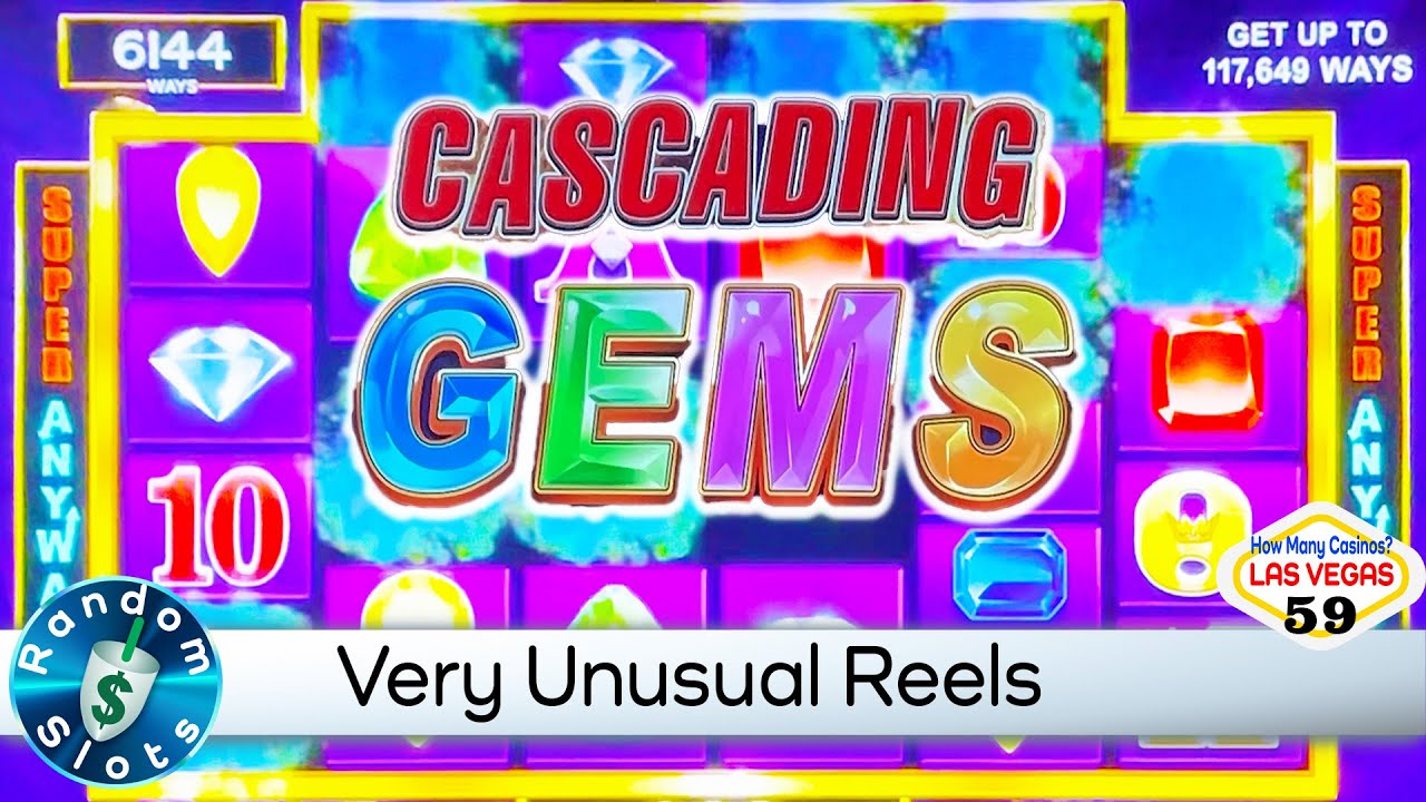 ⭐️ New - Cascading Gems Slot Machine with Super Anyways (Megaways?)
