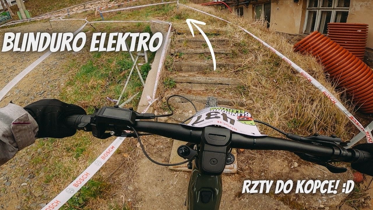 BLINDURO ELEKTRO - Poprvé na éčku a hned závod! :D [4K]