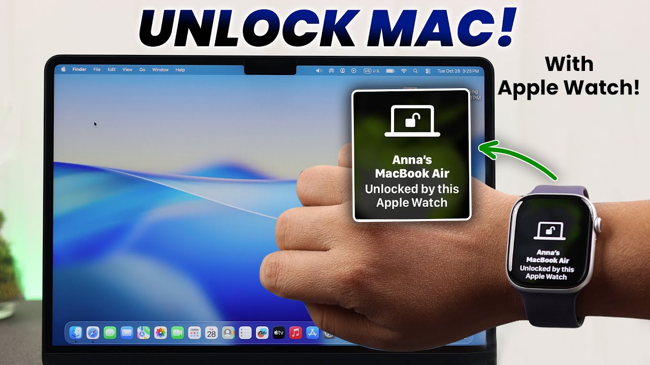 Как разблокировать Mac с помощью Apple Watch!