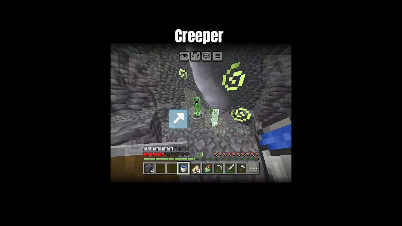 creeper funny video #videogames #minecraft #creeper