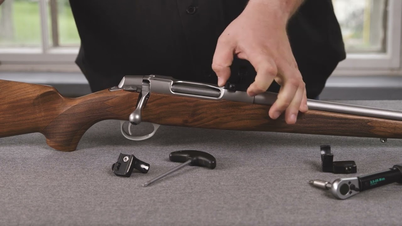 SAKO 90  Mouting your optics with our Optilock system