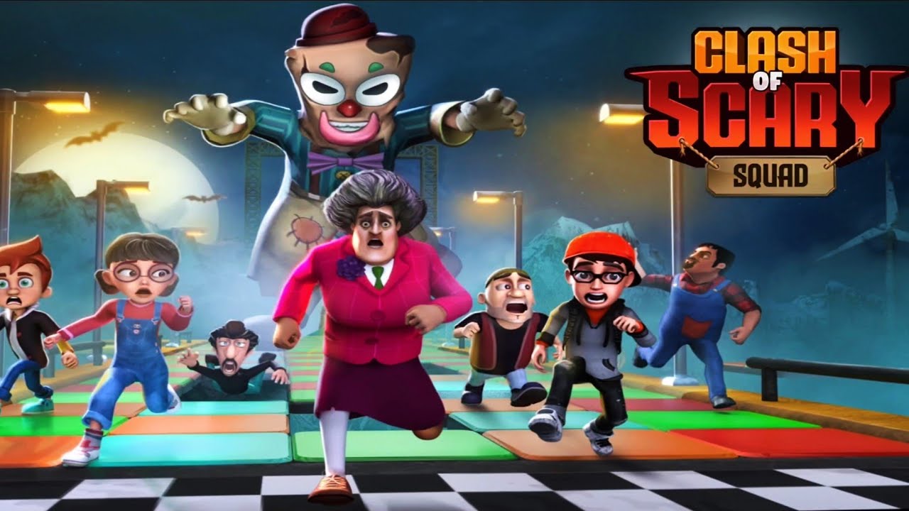 Scary Teacher Family Play Squad Game | Clash Of Scary Squad Gameplay 