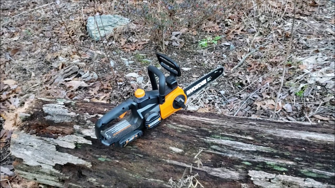 Worx Cordless Chainsaw Is Surprisingly Powerful