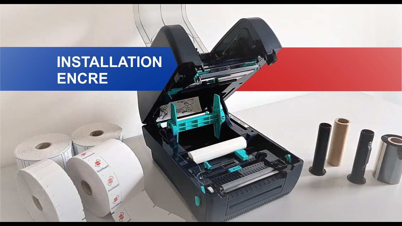 Installation ruban encreur Kit Lc2 Textilmark