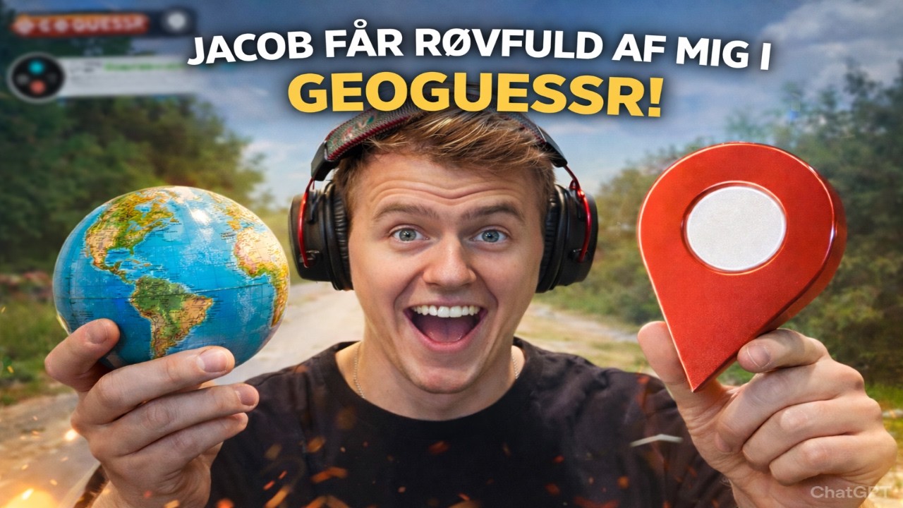 JACOBNH FÅR RØVFULD AF MIG I GEOGUESSR! | GEOGUESSR