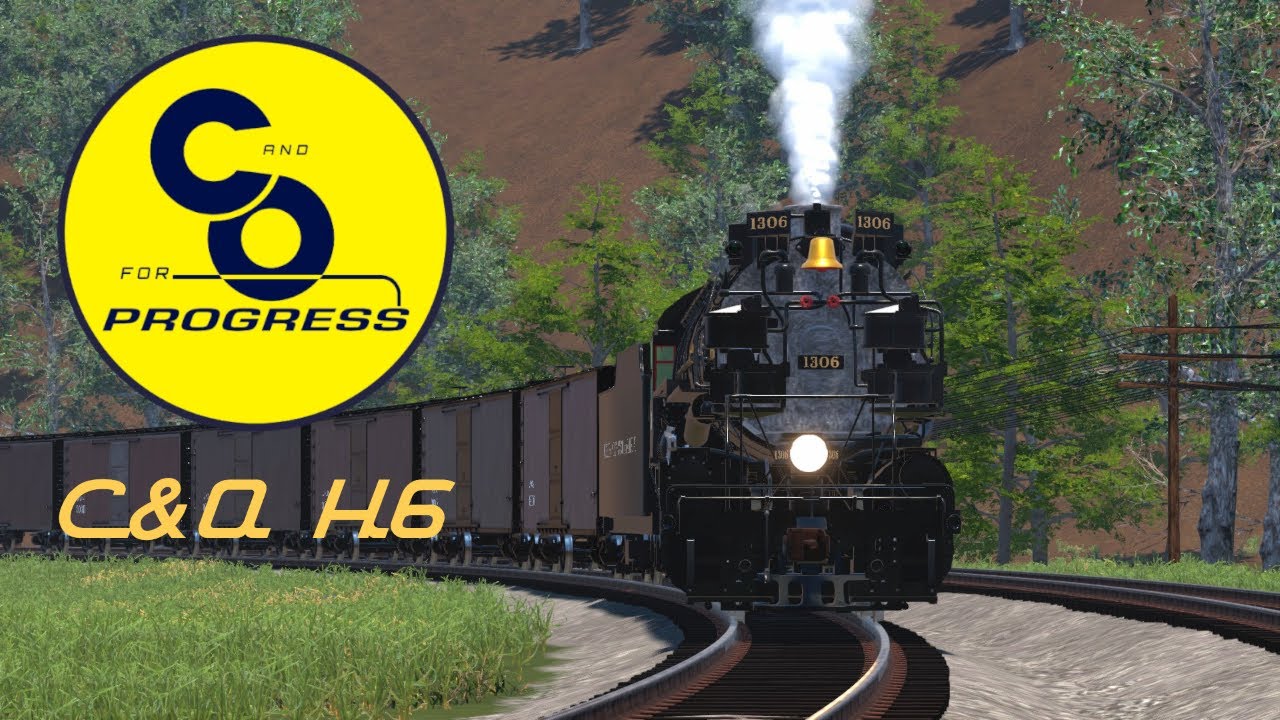 Railroader C&O H6 mod promo #railroader #trainsimulatorgames #mods