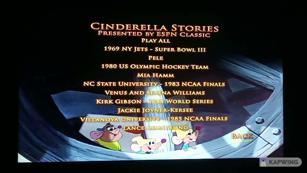 Cinderella 2005 DVD Menu Walkthrough (Disc 1) (Reverse Version)