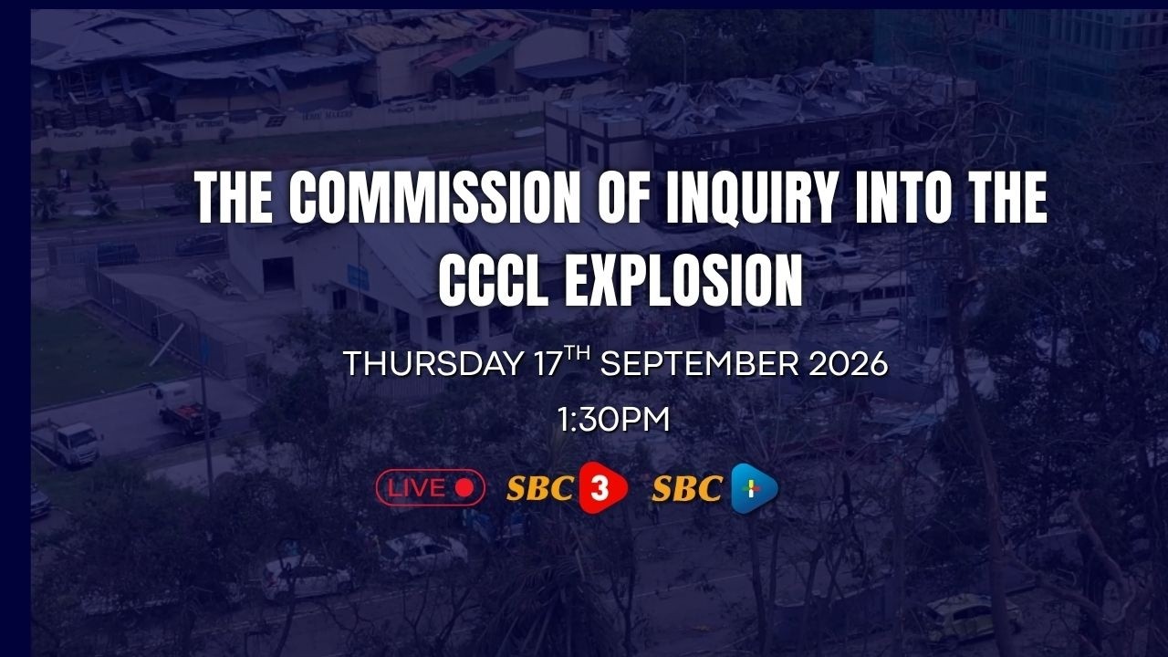 SBC LIVE | THE COMMISSION OF INQUIRY INTO THE CCCL EXPLOSION - 17.09.2026