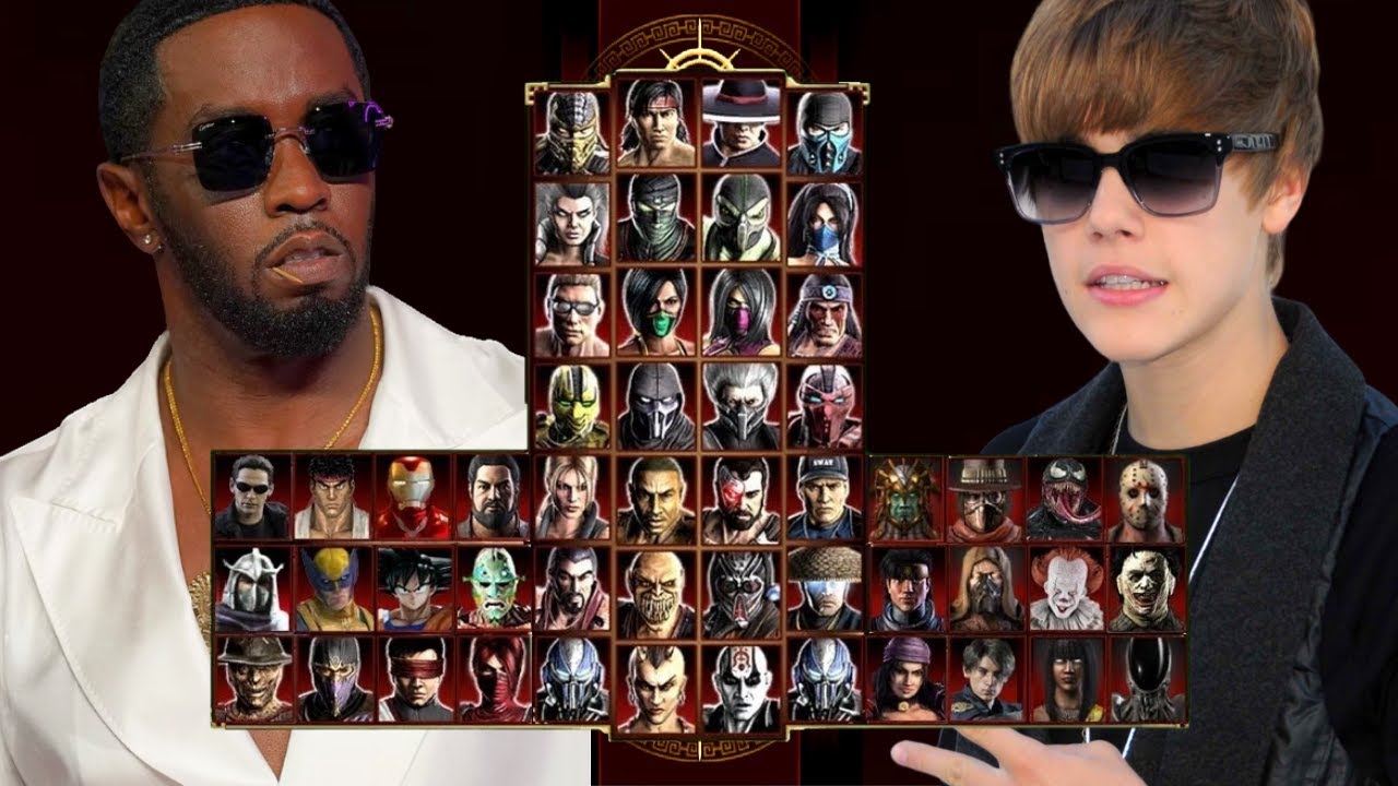 Mortal Kombat 9 - DIDDY & JUSTIN BIEBER MOD - Expert Tag Ladder - Gameplay @(1080p) 60ᶠᵖˢ ✔