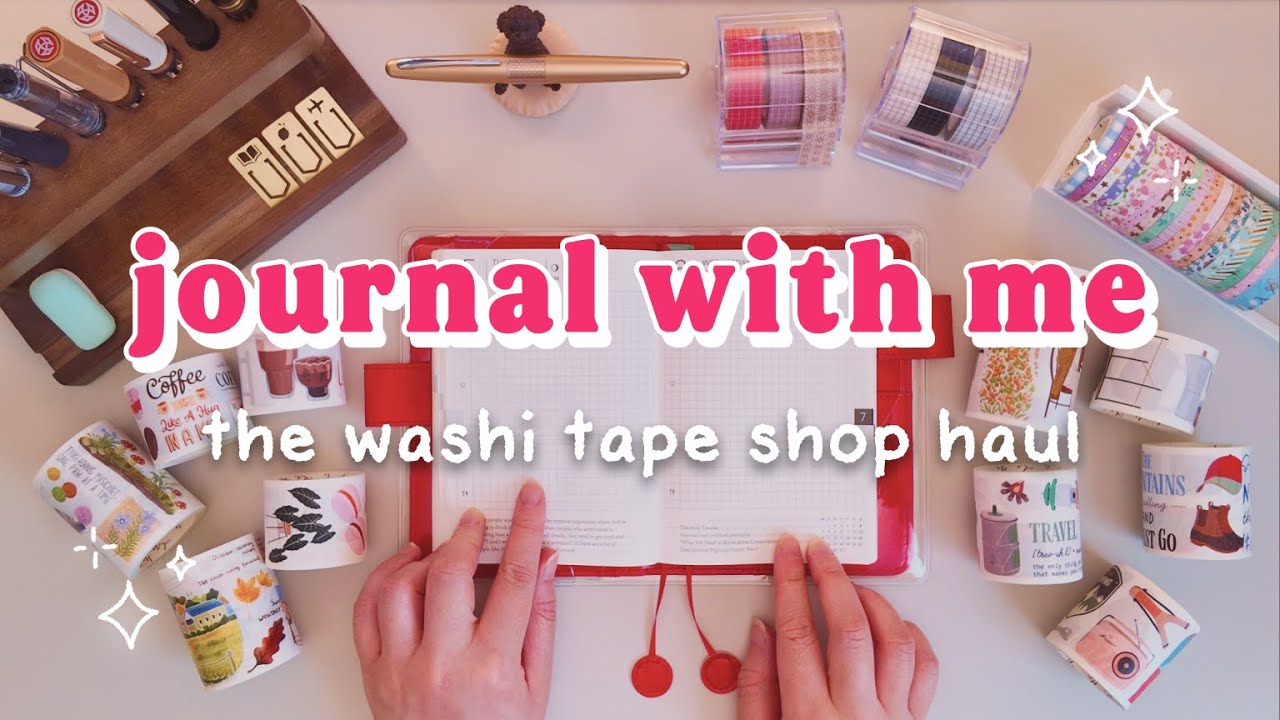 journal with me ✸ new washi tapes & new favourite cafe!