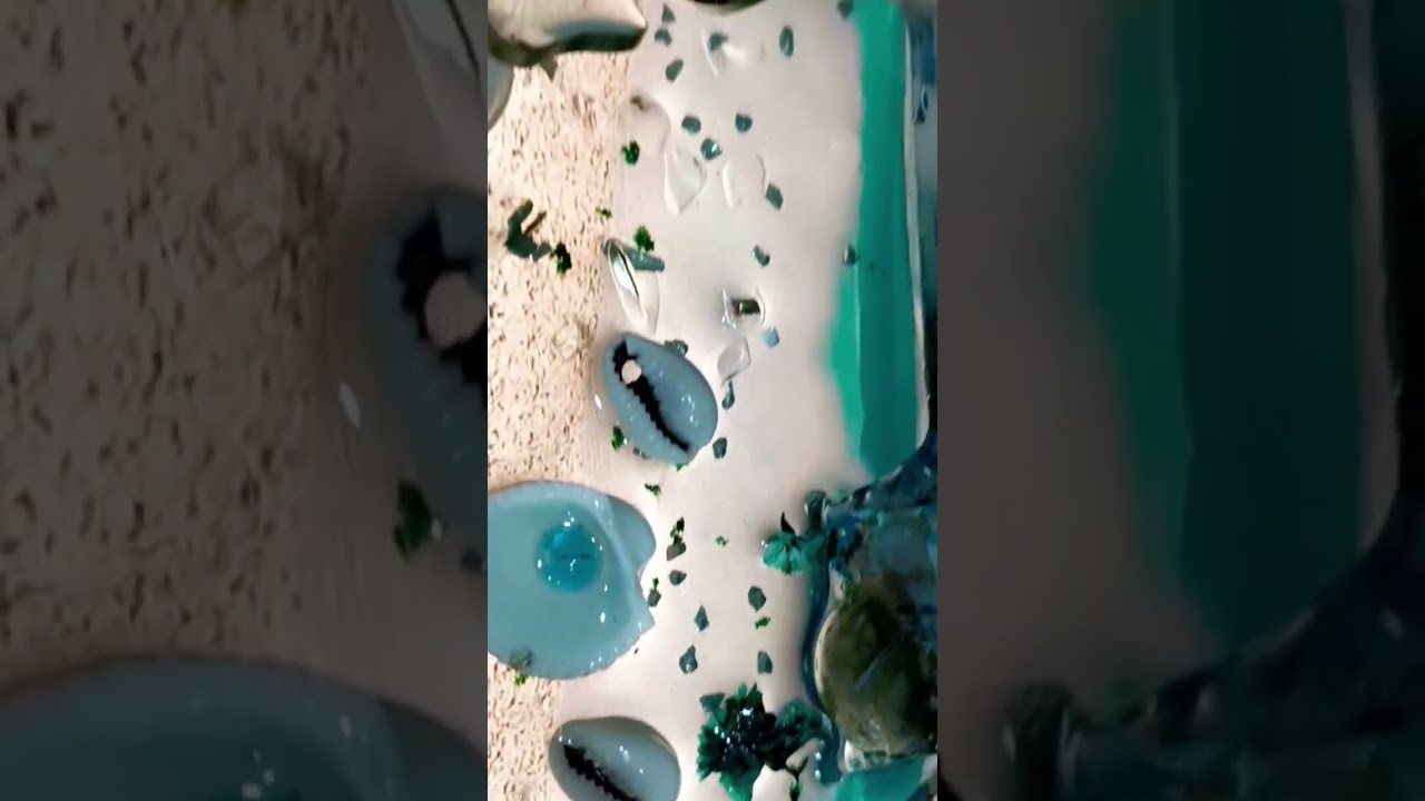 Alphabet "A" Resin Art 