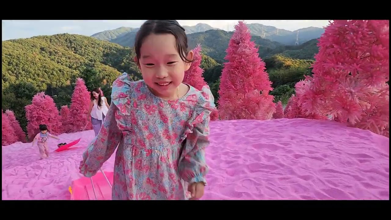​분홍색 모래라고?!동화 속 세상 현실판!밤이 되면 마법같은 세상!✨ Pink Sand Fairy Tale!
