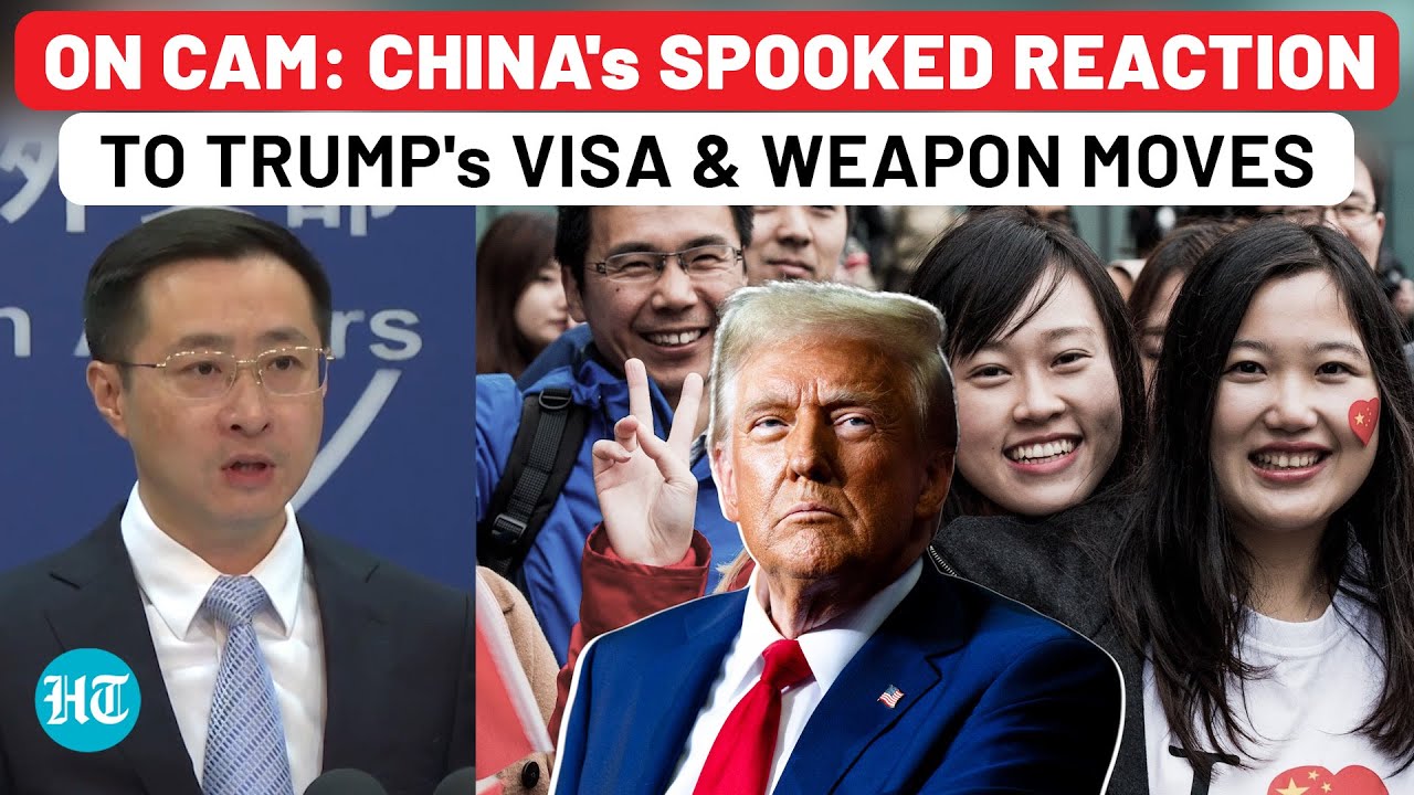 On Cam: China's Spooked Reaction To Trump's Huge Taiwan Weapon Aim, Chinese Students' Visa Trouble