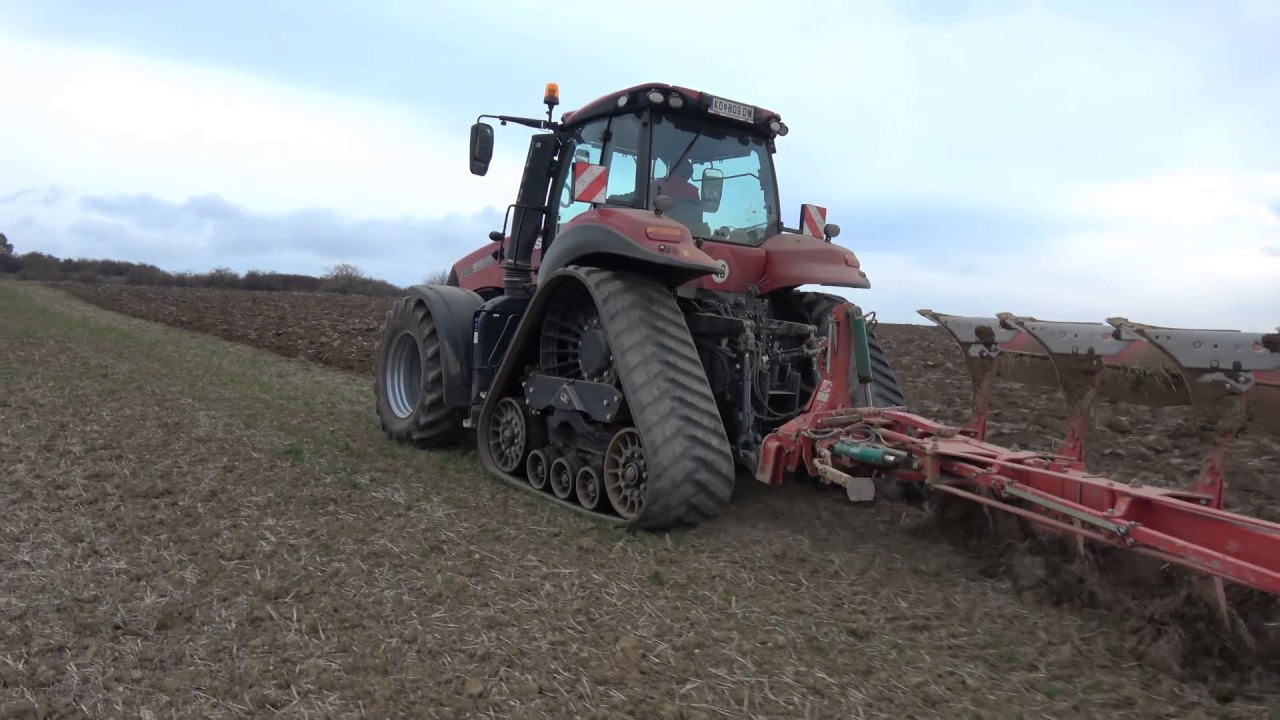 Case Magnum 340 Rowtrac Pflügen [DJI,GOPRO]