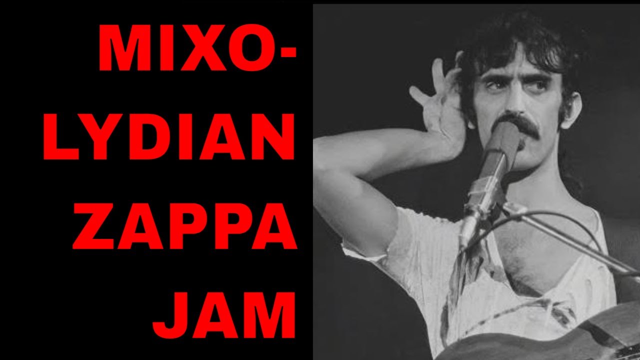 Live Frank Zappa Style Jam | Guitar Backing Track (D Mixolydian / C Lydian)