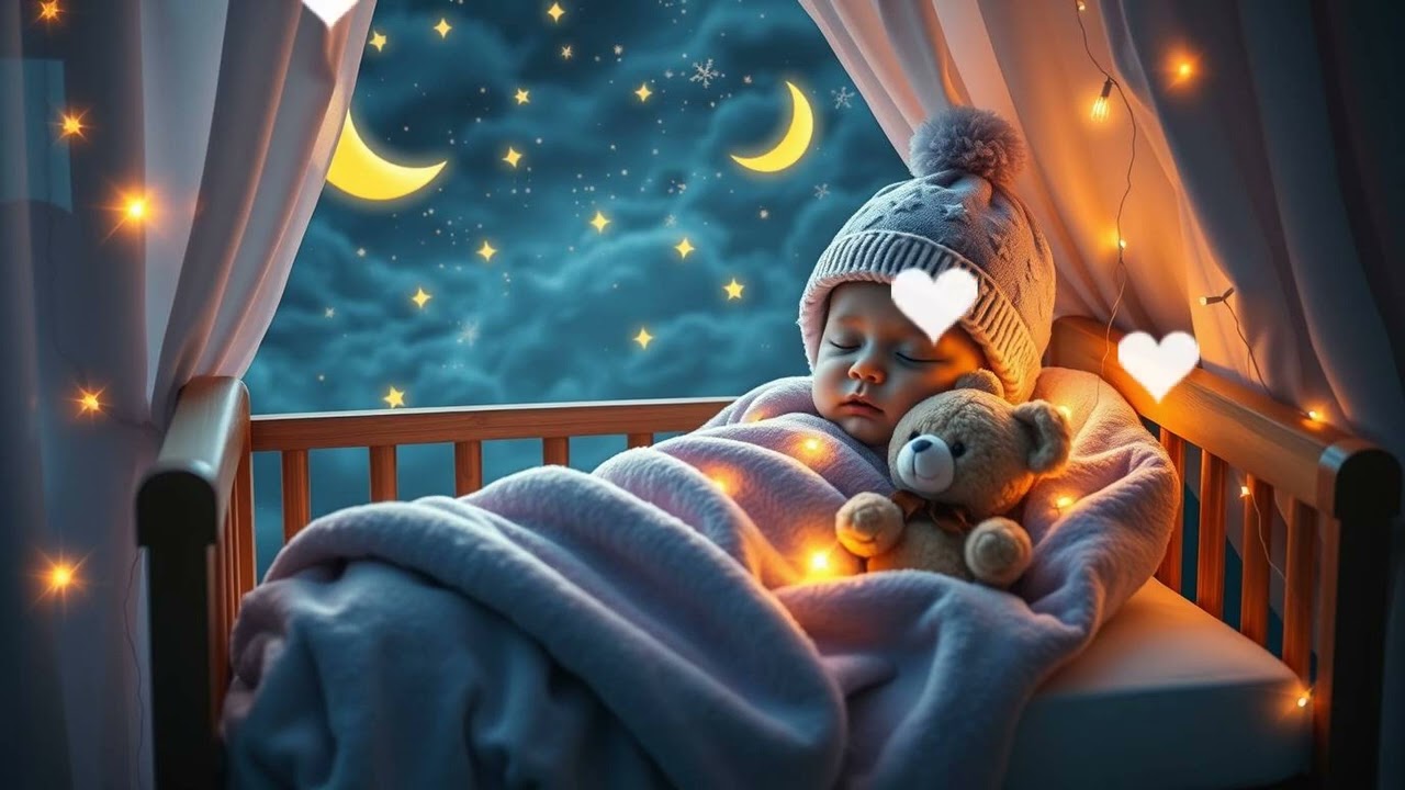 🌙 Calm Rain & Piano ☔ Relaxing Baby Sleep Sounds 💤