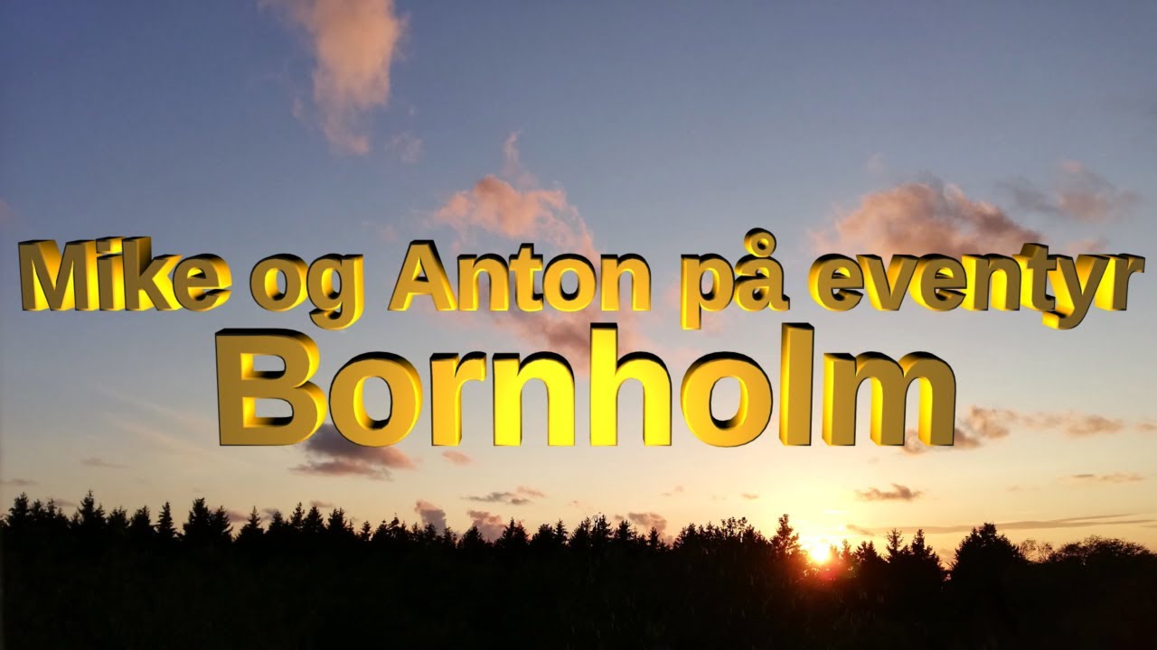 vandretur Bornholm rundt - dag 1 - 28,8km - fra Rønne til rytterknægten til Aakirkeby