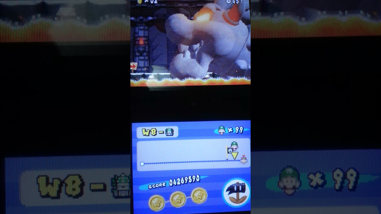 Newer Super Mario Bros DS Final! Final Castle, Final Boss, & Credits Roll!