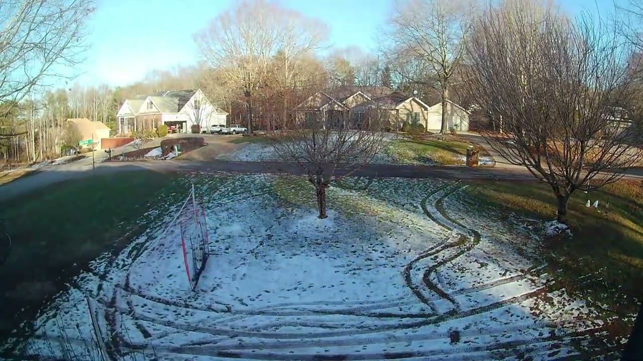 Snow Timelapse Jan 10th to 13th 2025