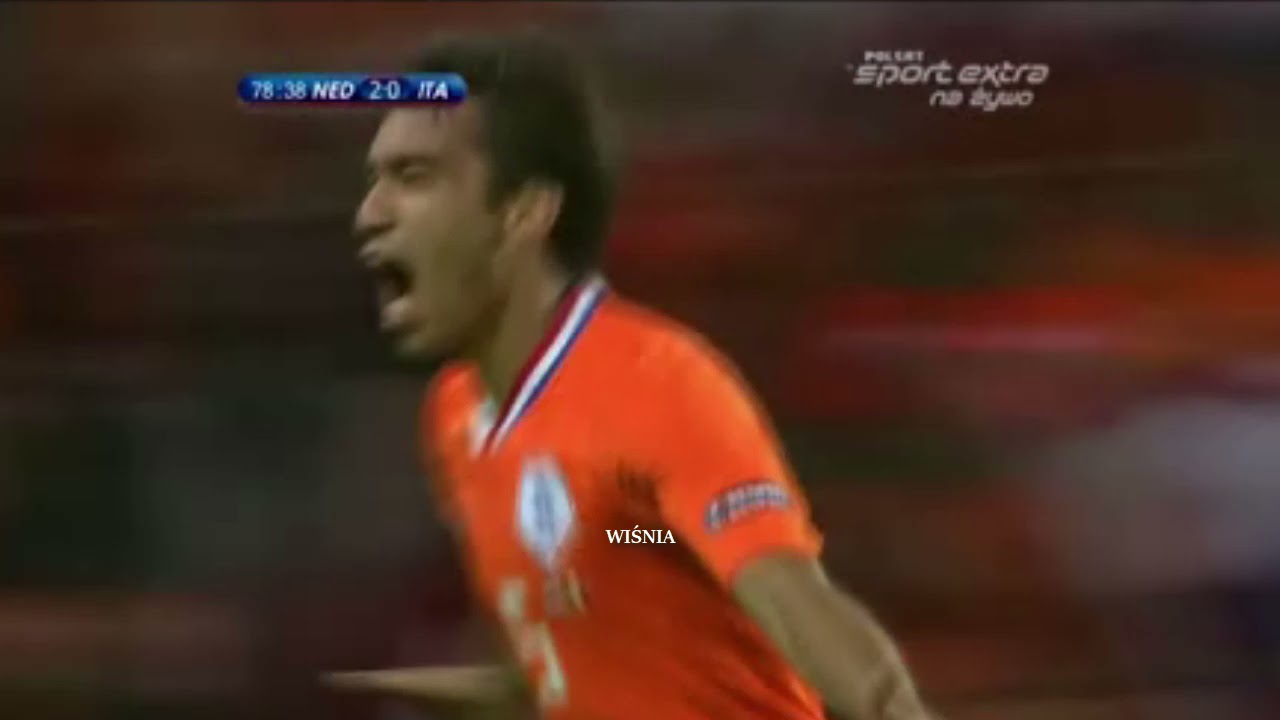 EURO 2008 : Holandia vs Włochy 3:0 skr&oacute;t meczu POLSKI KOMENTARZ